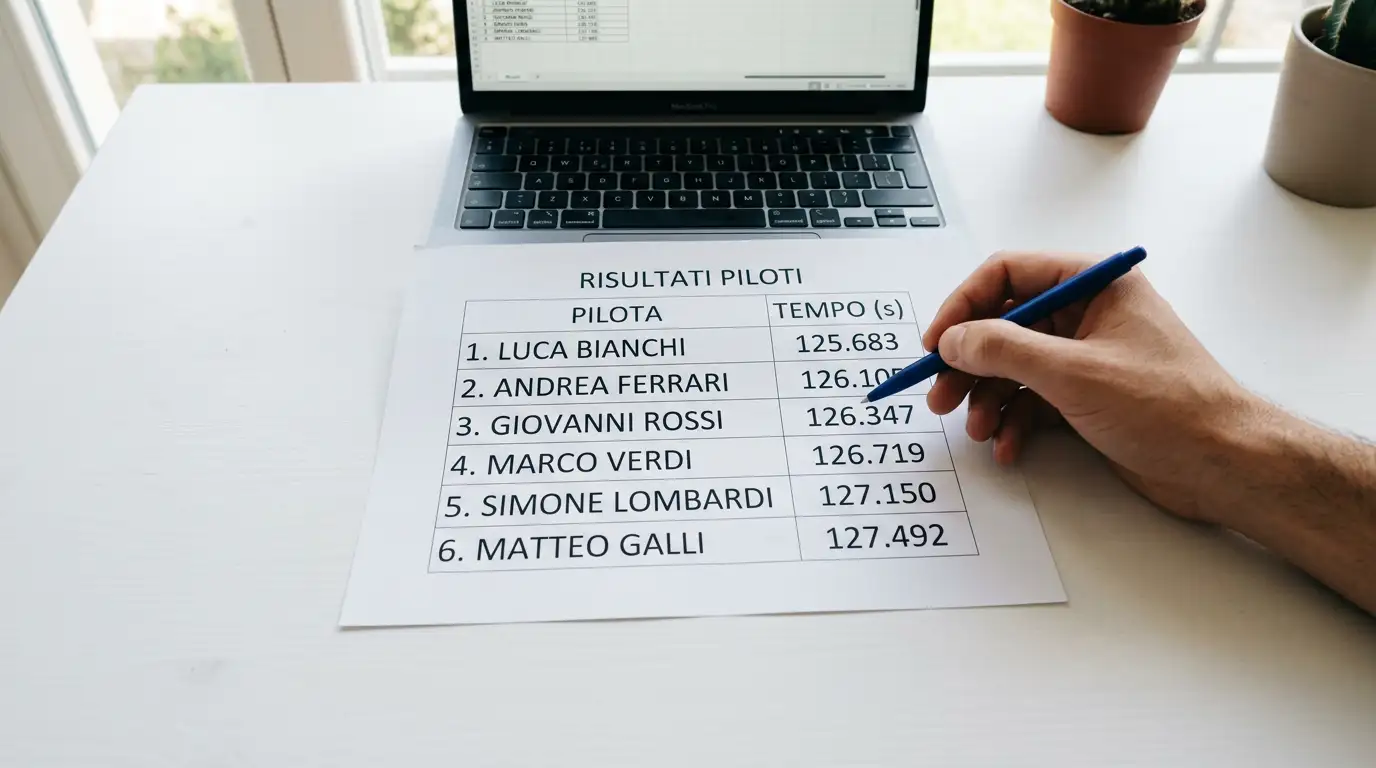 Struttura di una quota decimale nella Formula 1 con moltiplicatore e probabilita