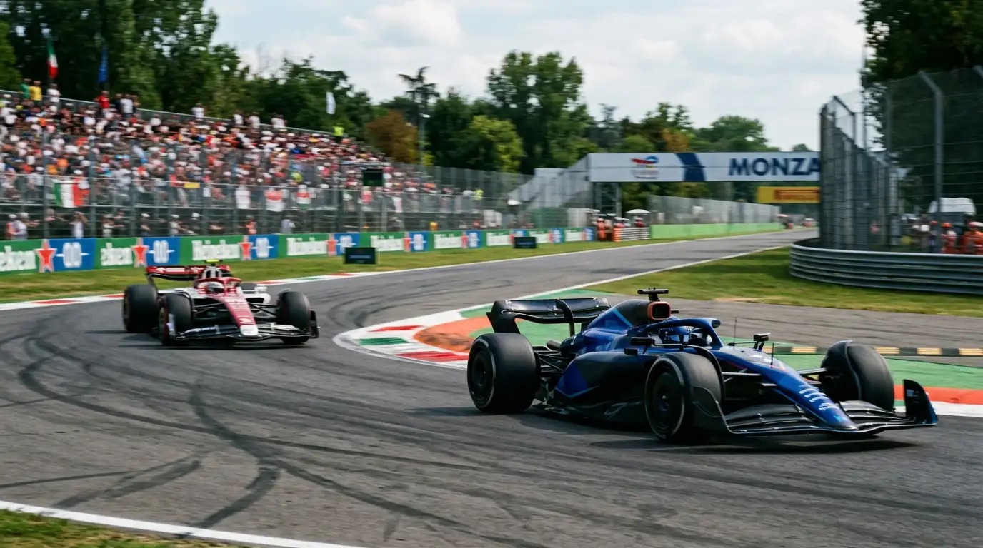Due monoposto di Formula 1 separate da diverse posizioni in classifica