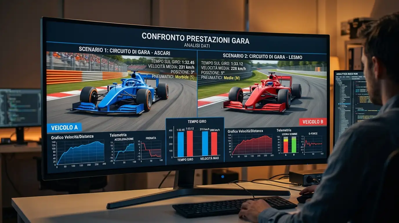 Confronto tra due formati di scommessa sulla Formula 1