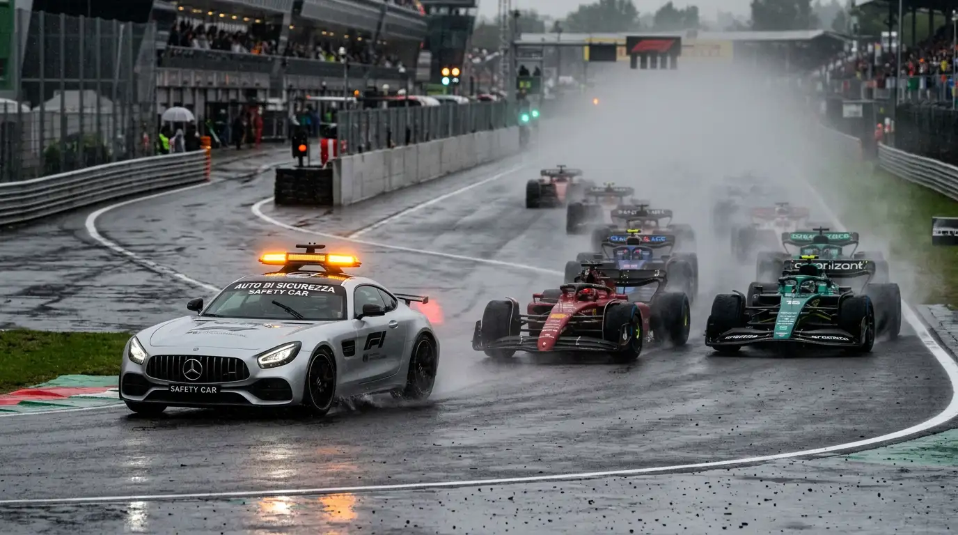 Scenario di safety car durante GP di F1 e impatto sulle quote live