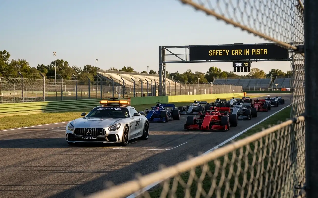 Variazione delle quote live durante un intervento della safety car in F1